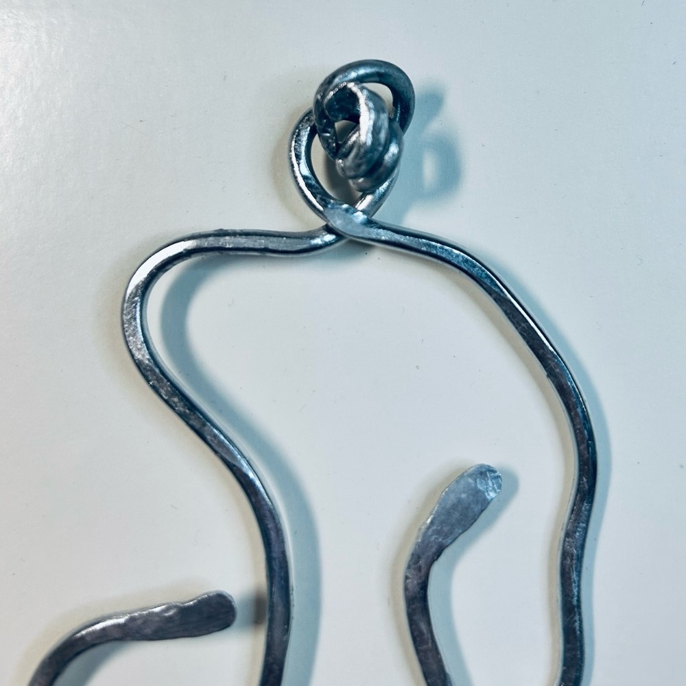Silver Wire Art Sculpture